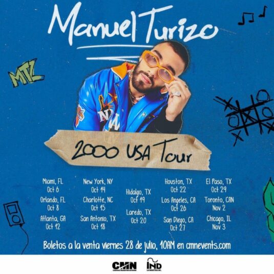 Manuel Turizo Anuncia Su Tan Esperado Tour En Estados Unidos Y